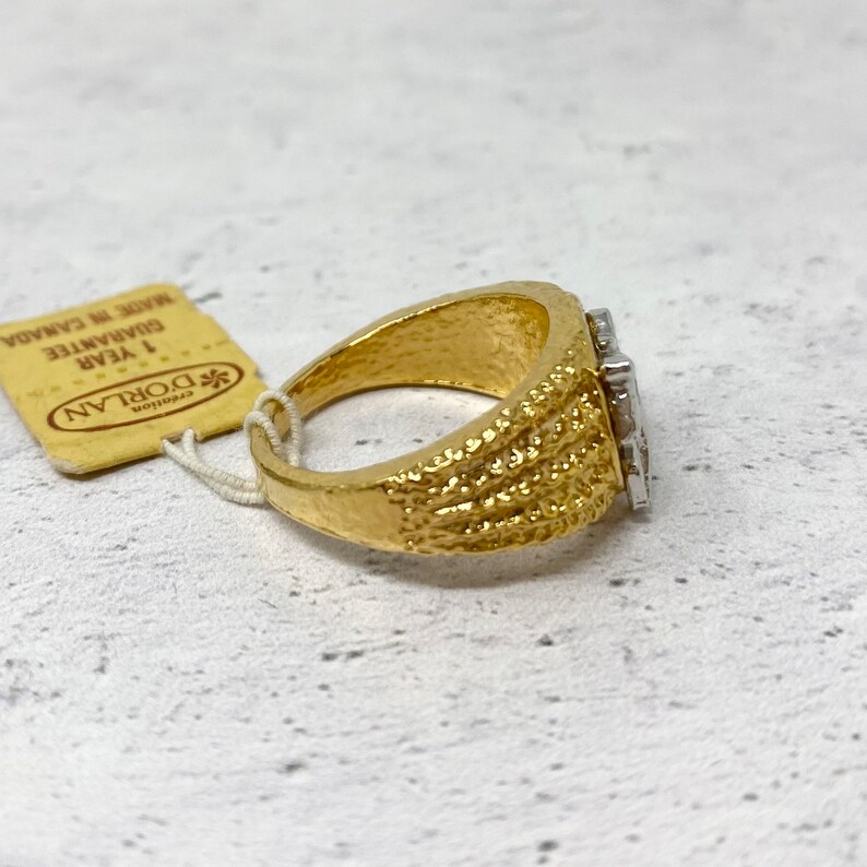 Vintage 1970s NOS D'ORLAN Astrological Zodiac Sagittarius Archer Ring ...