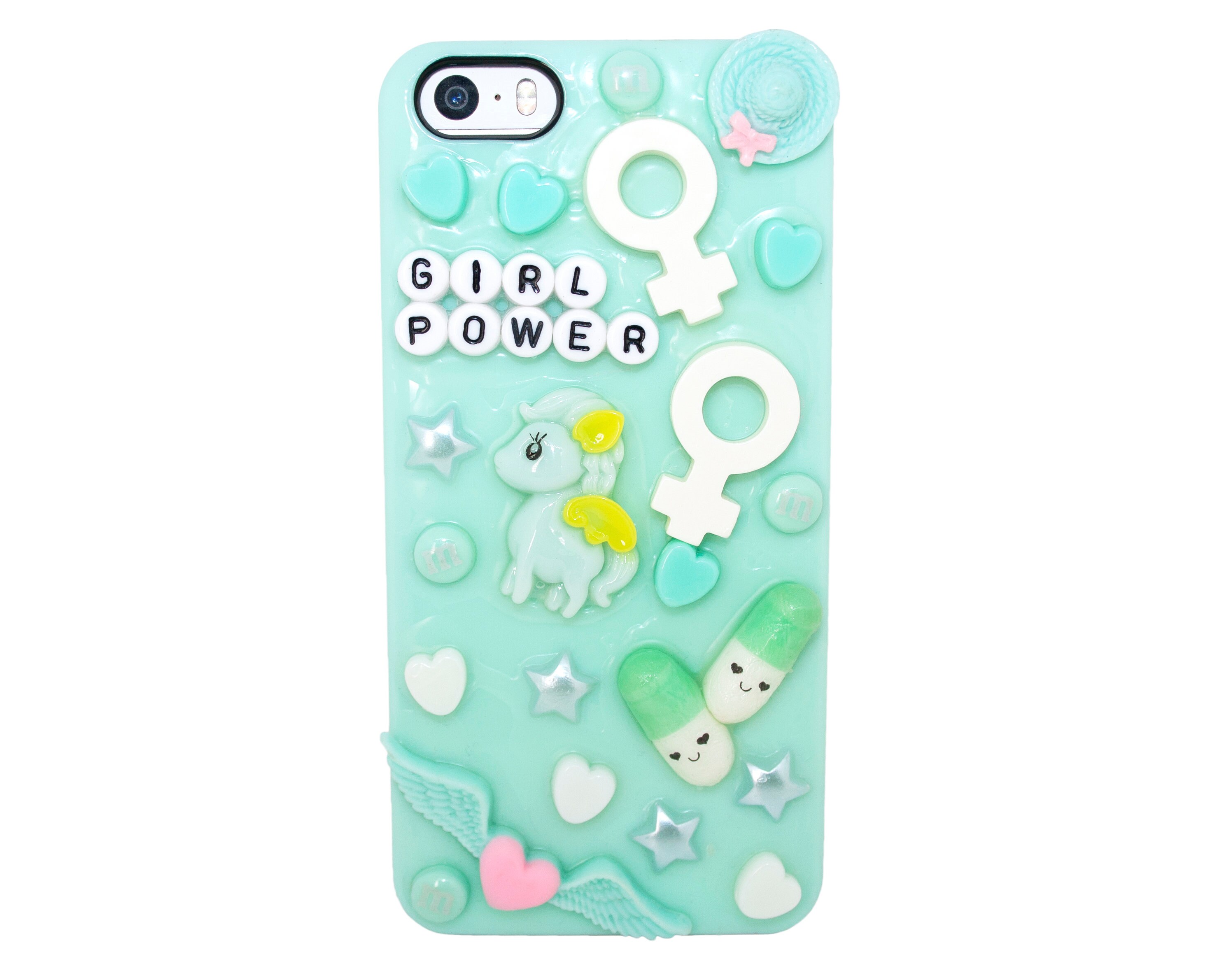 Girl Power Iphone 5s Case Pastel Turquoise Kawaii Cute Etsy Girl Power Iphone 5s Case Pastel Turquoise Kawaii Cute Etsy