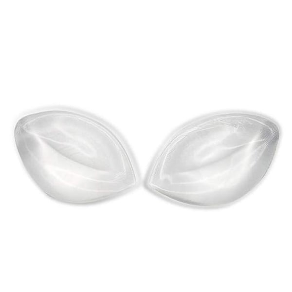 Half Breast Insert - Clear Silicone Breast Inserts for Bra or Bikinis