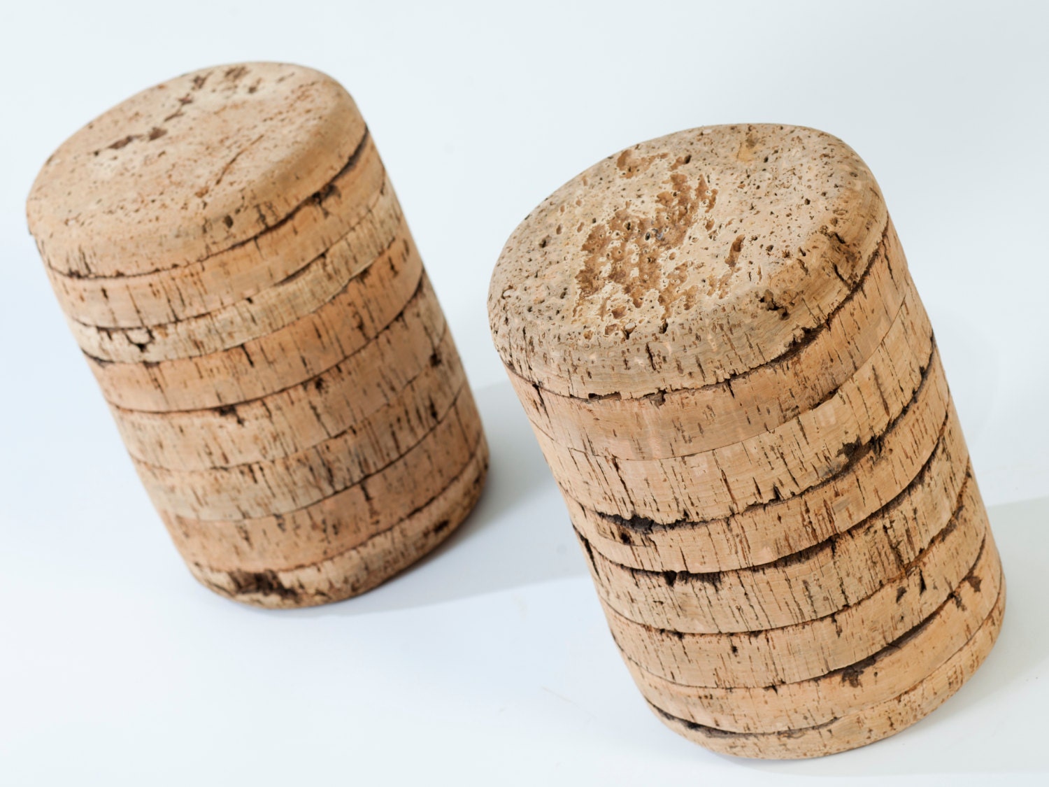 Cork stool made of cork as the main material asembled with Etsy