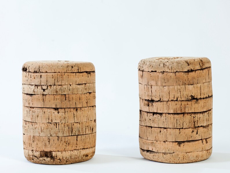 Cork Stool Made of Cork as the Main Material Asembled With Etsy UK