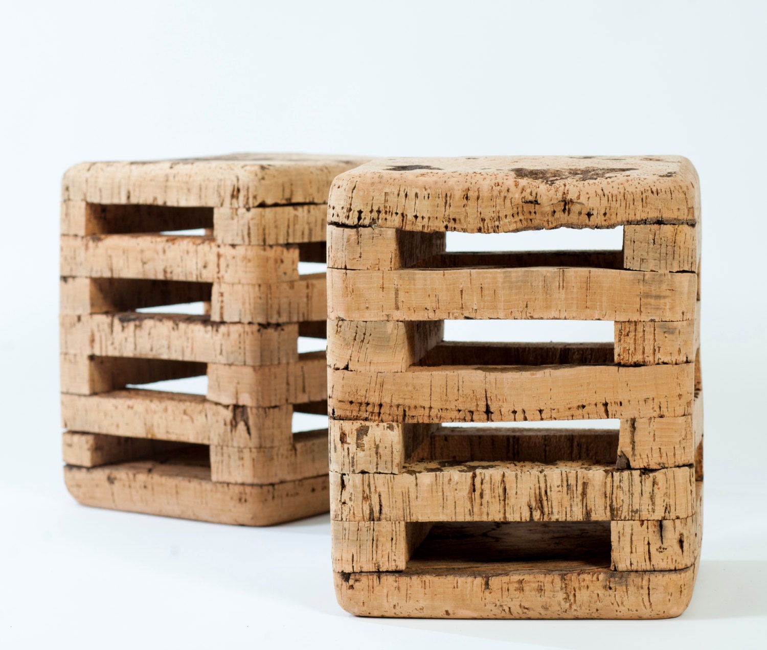 Natural cork stool Etsy