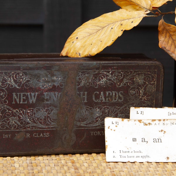 Antique Vocabulary Flash Cards Etsy vis-ed-language-etsy