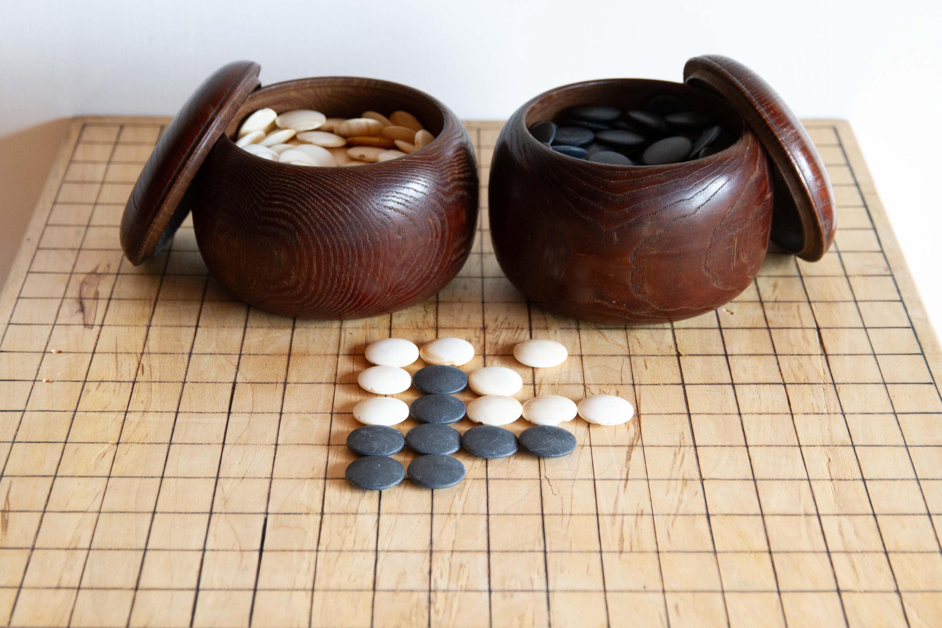 木製 19路 囲碁盤 Vintage Japanese Go board