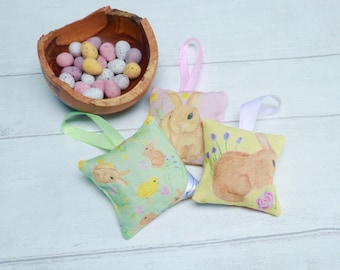 Lavender bag, rabbit lover gift, scented hanging bags, bunny decor for nursery, Easter gifts for kids, Easter gift for Mum