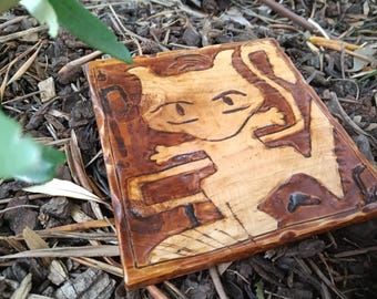 Ancient Mew-POKEMON-Wooden Wall Hanging
