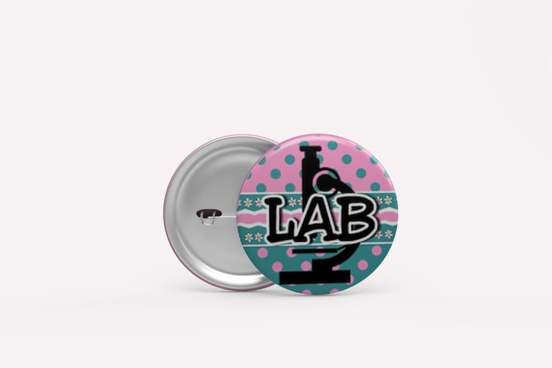 Lab Tech Themed Set of 20 Buttons or Magnets 1, 1.25 or 2.25 pin buttons or 1 magnets Lab Technician Badges Lab Themed Pins image 3