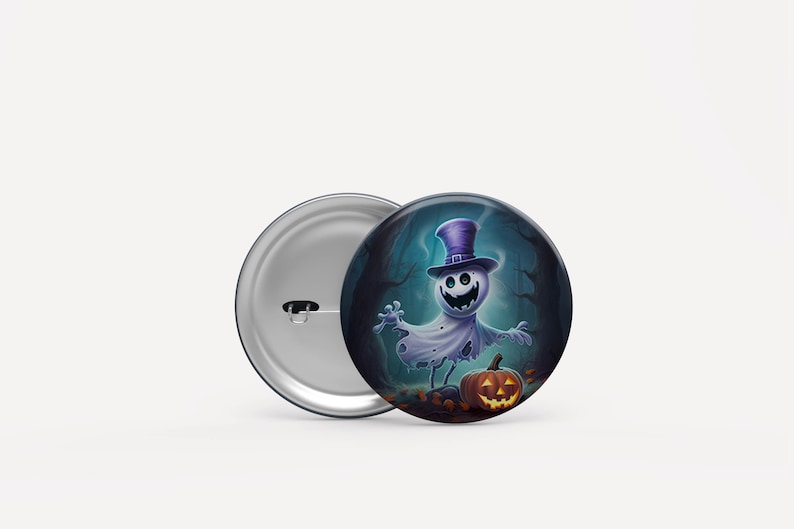 Scary Halloween Pins - Set of 20 Buttons or Magnets - 1" or 1.25" Pin ...