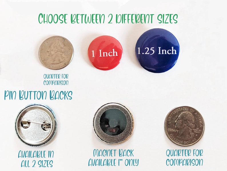 Walk With Me Color Variety - Set of 20 Buttons or Magnets - 1