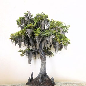 Crafted 6&quot; Bald Cypress Tree with cypress knees