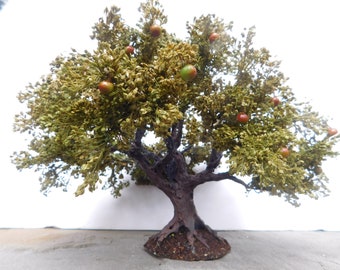 Crafted Apple Tree 6" high with 20 apples