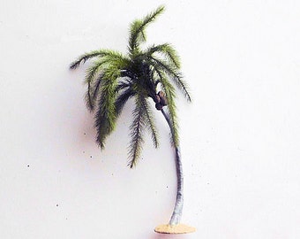 Crafted 11" Coconut Palm loaded with coconuts