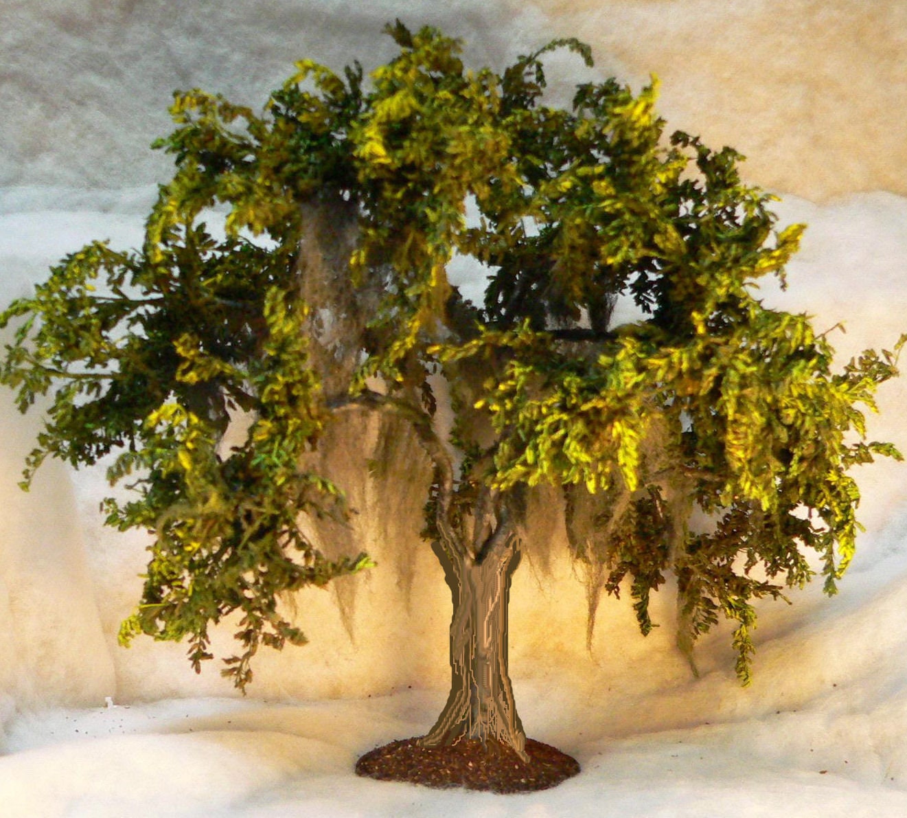 Crafted 10 Live Oak With Moss Etsy