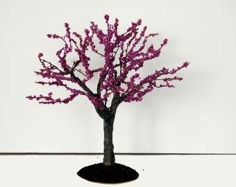 Crafted 6" Red Bud Tree