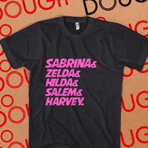 Sabrina shirt, Sabrina The Teenage Witch shirt, 90s nostalgia, 90s tv shows, BLACK T-Shirt, cotton shirt, 90s shirt, witch shirt,