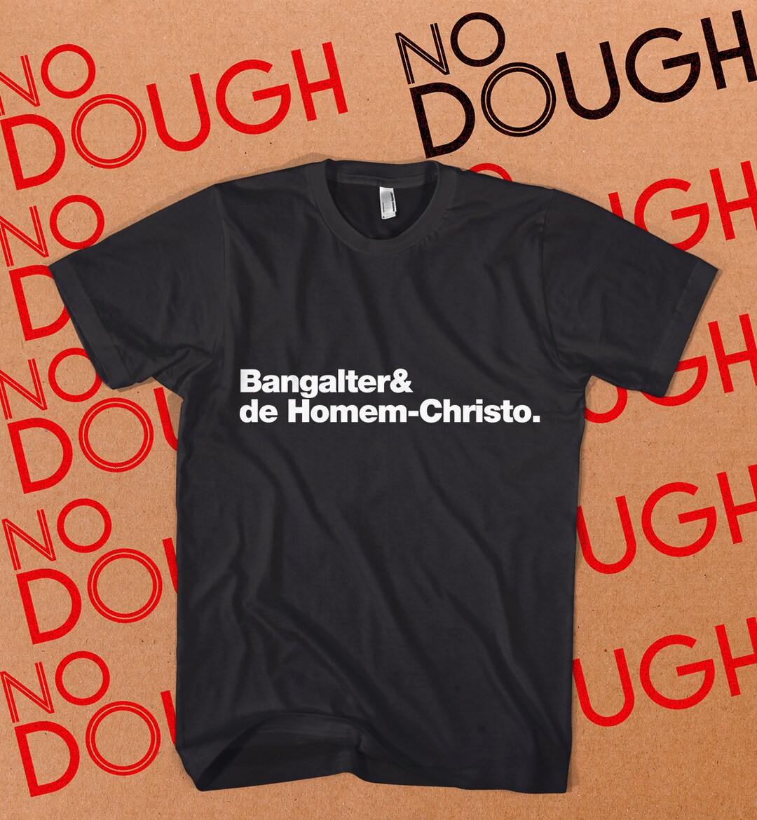Daft Punk Names Bangalter De-homem Christo Shirt, BLACK T-shirt, House ...