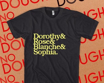 Golden Girls Shirt, Cotton Shirt, BLACK T-shirt, 80s 90s TV Shows