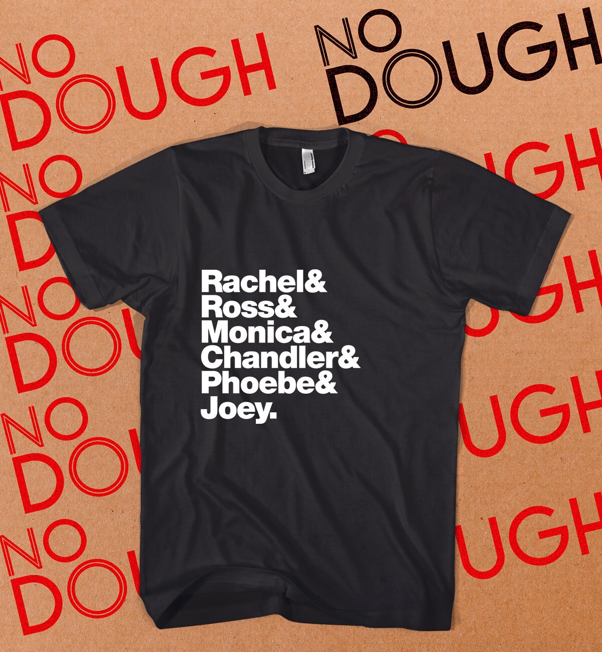 Crazy Helvetica Black Unisex T-Shirt main image 0