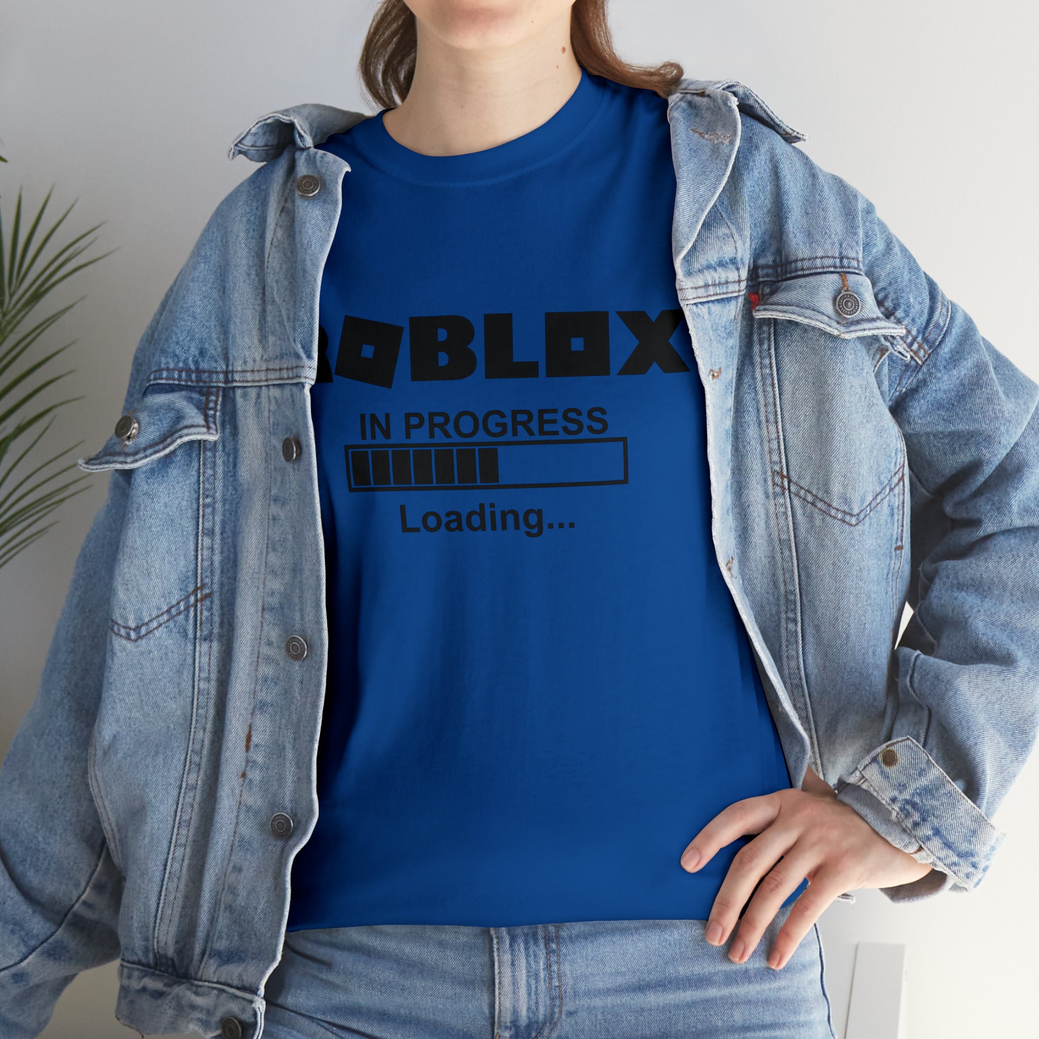 PC / Computer - Roblox - Black Jacket With Blue Shirt - The