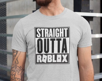 Straight Outta Gaming Roblox Adult Unisex T Shirt Roblox -  Denmark