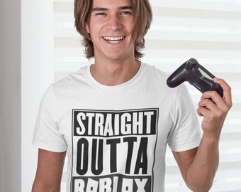 Straight Outta Gaming Roblox Adult Unisex T Shirt Roblox -  Denmark