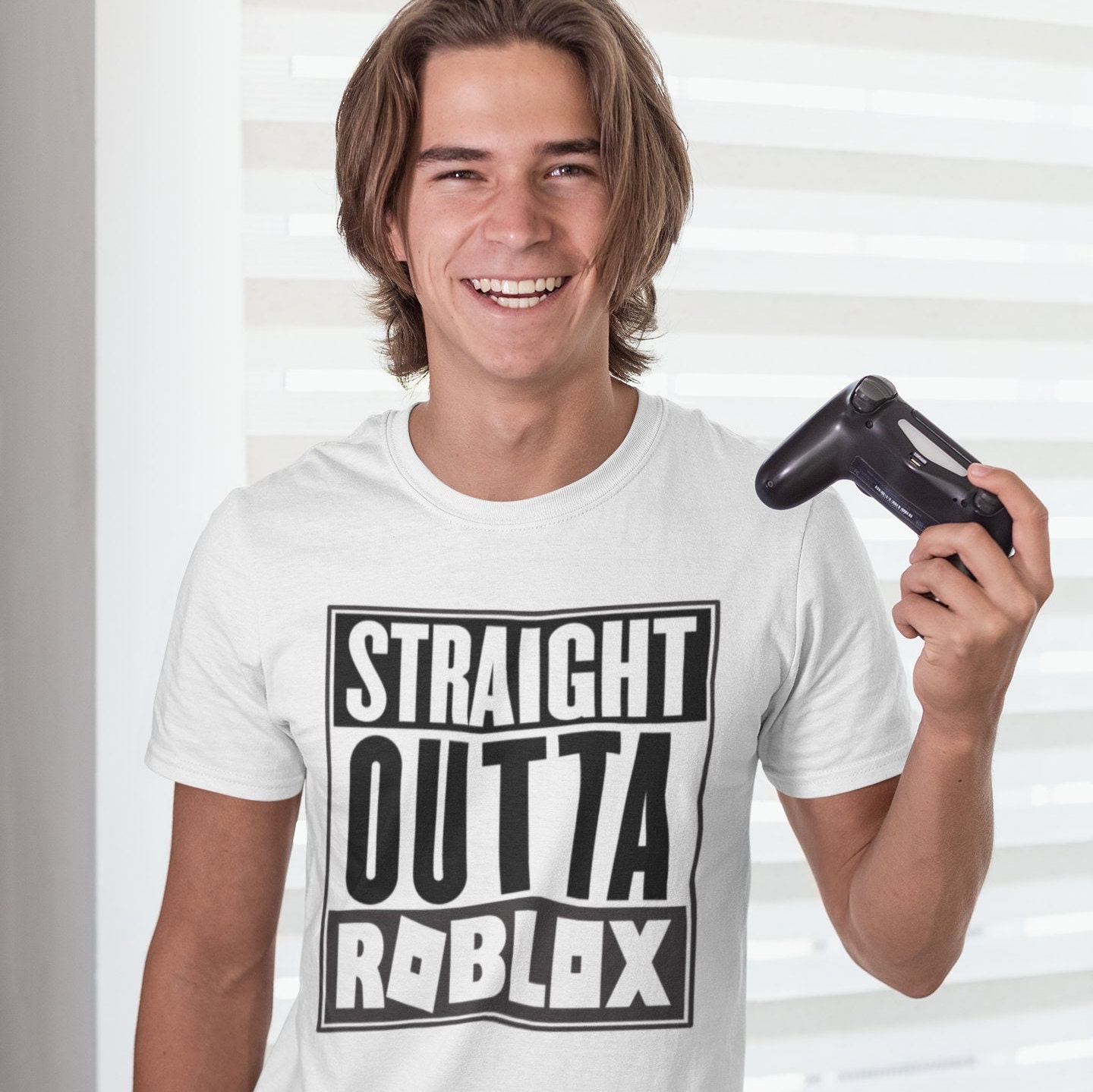 Straight Outta Gaming Roblox Adult Unisex T Shirt Roblox 