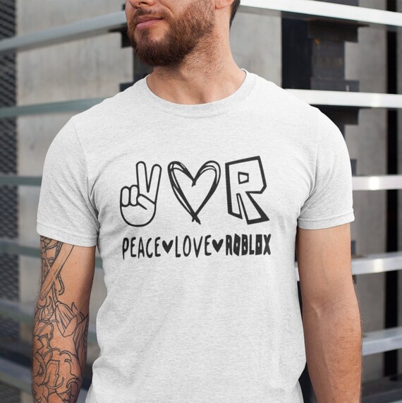 Pace Love Robox Inspired Adult Unisex T Shirt Roblox Shirt 