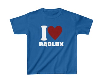 I Love Roblox Tshirt Roblox Tshirt Roblox Lover Tshirt Kids 