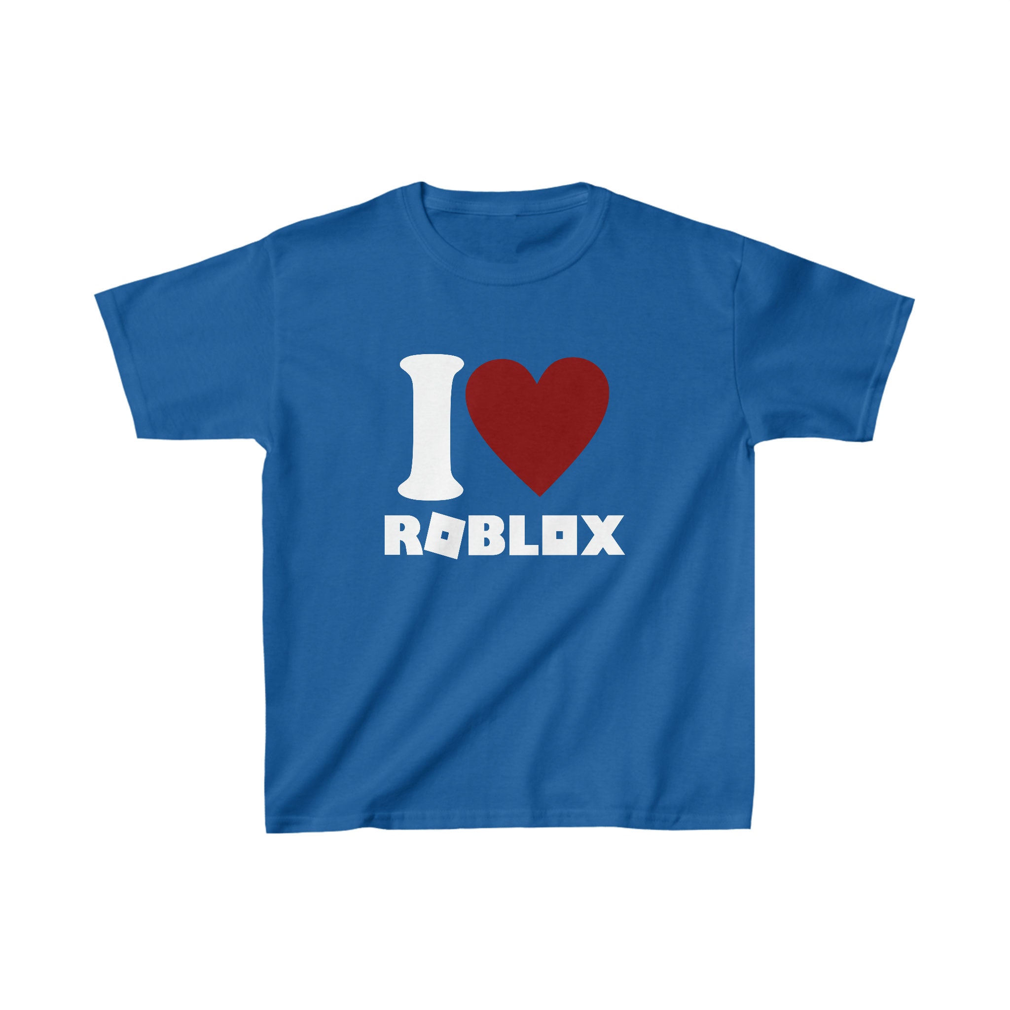 I Love Roblox Game Inspired Kids Unisex Dark T Shirt Youth 