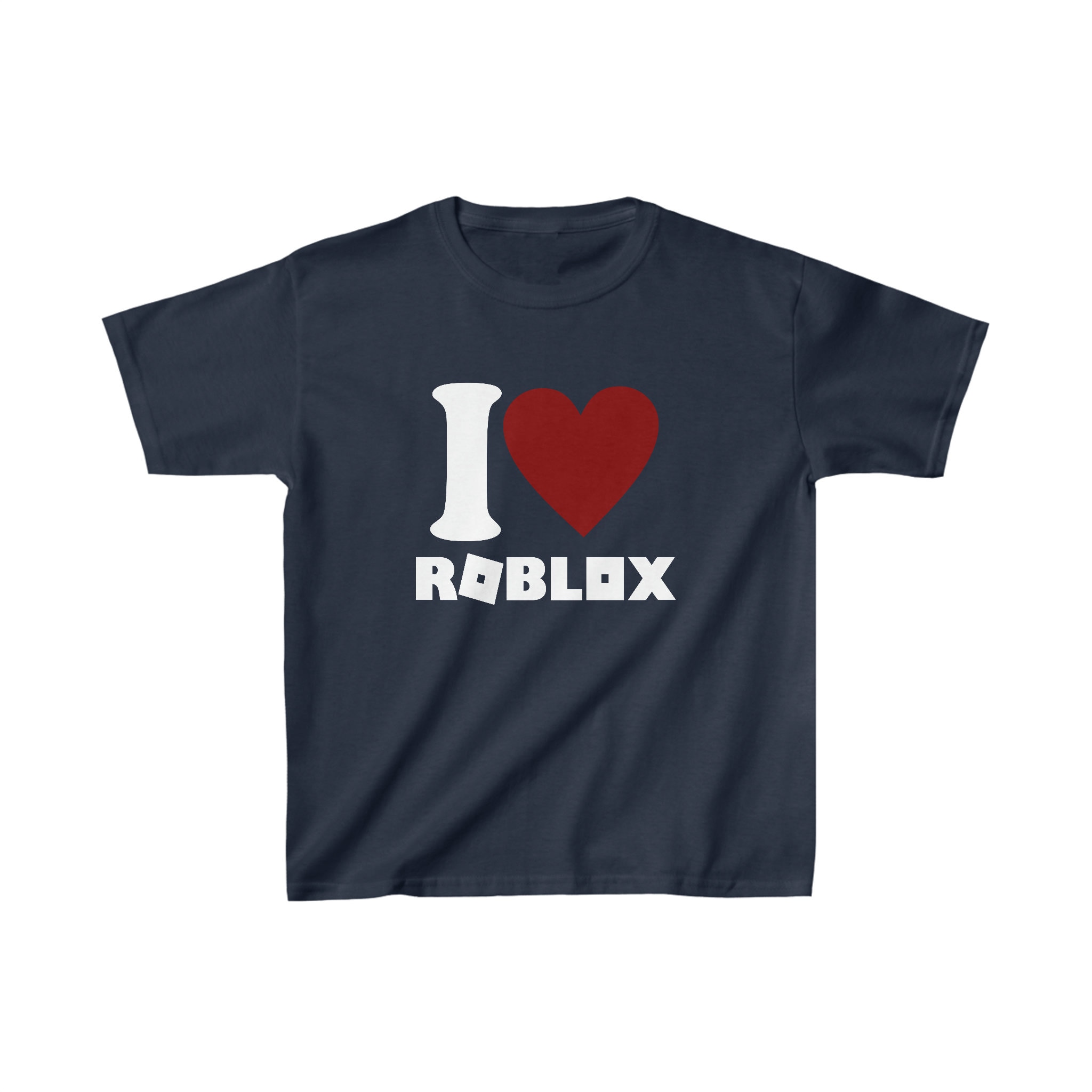 I Love Roblox Game Inspired Kids Unisex Dark T Shirt Youth - Etsy