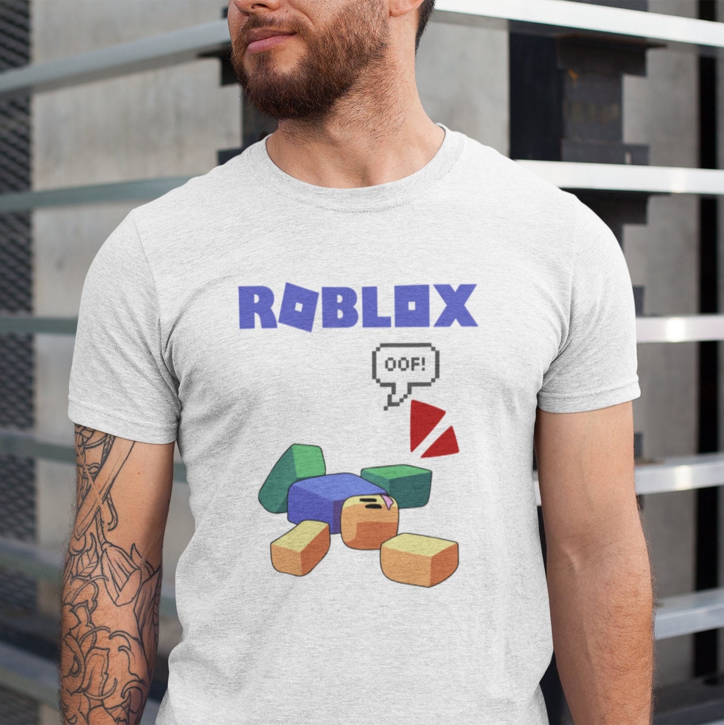 Kids Terno Roblox T-shirt for Girls Game Cartoon Print Shirt