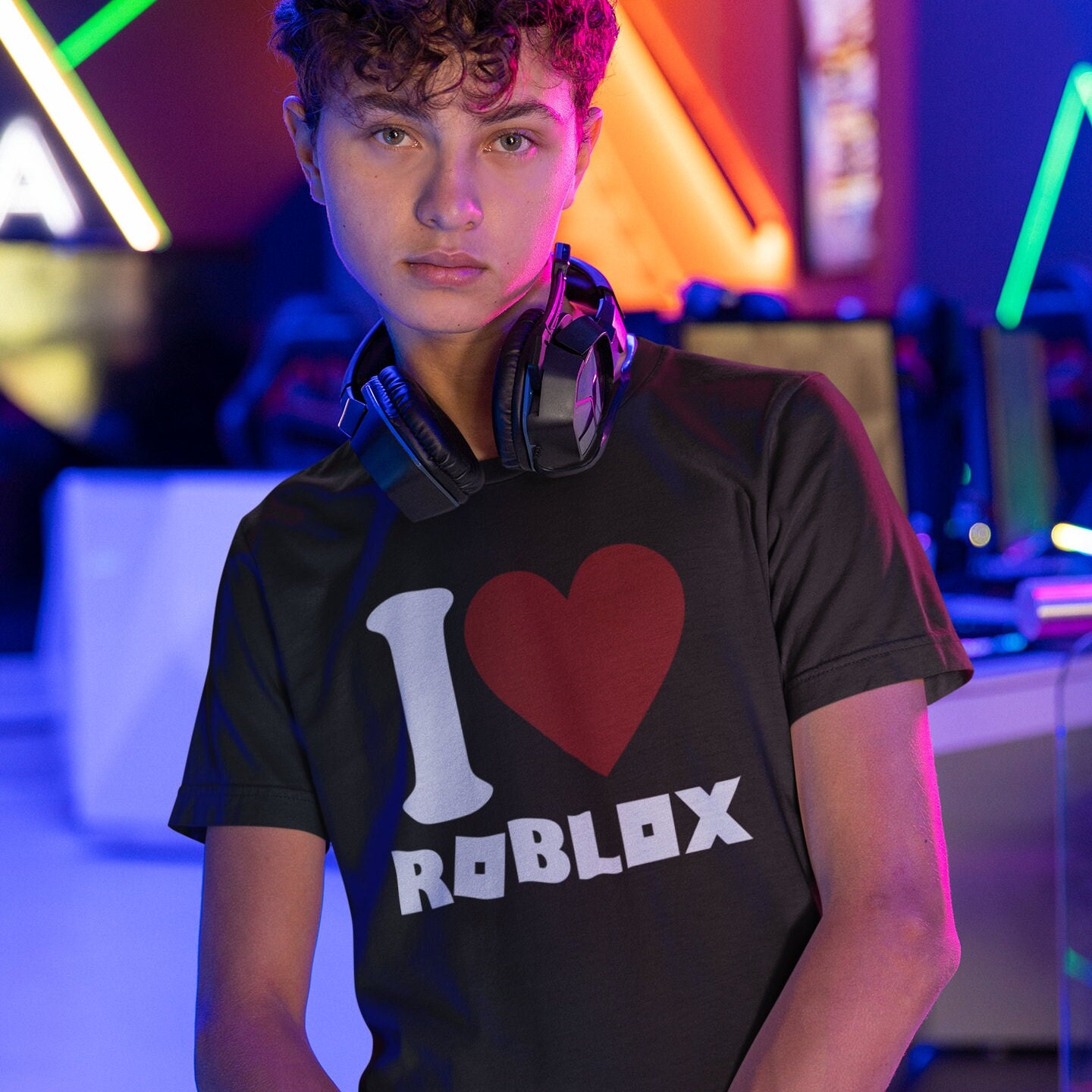 Love Roblox I Unisex Jersey T-Shirt Men Tee I Cannon Outfitters