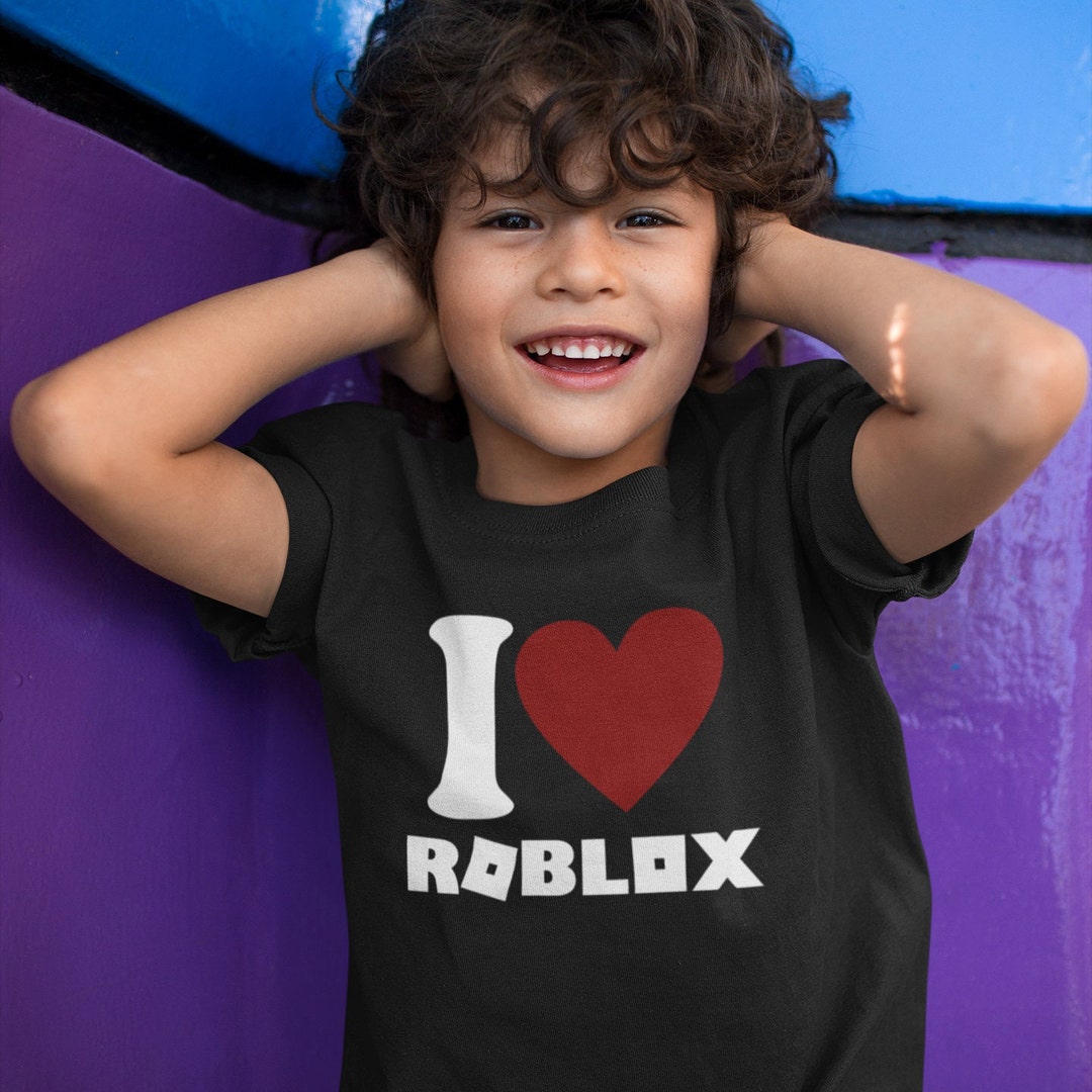 Children Roblox T-Shirt Kids' Games Family Gaming Team Tee Shirt