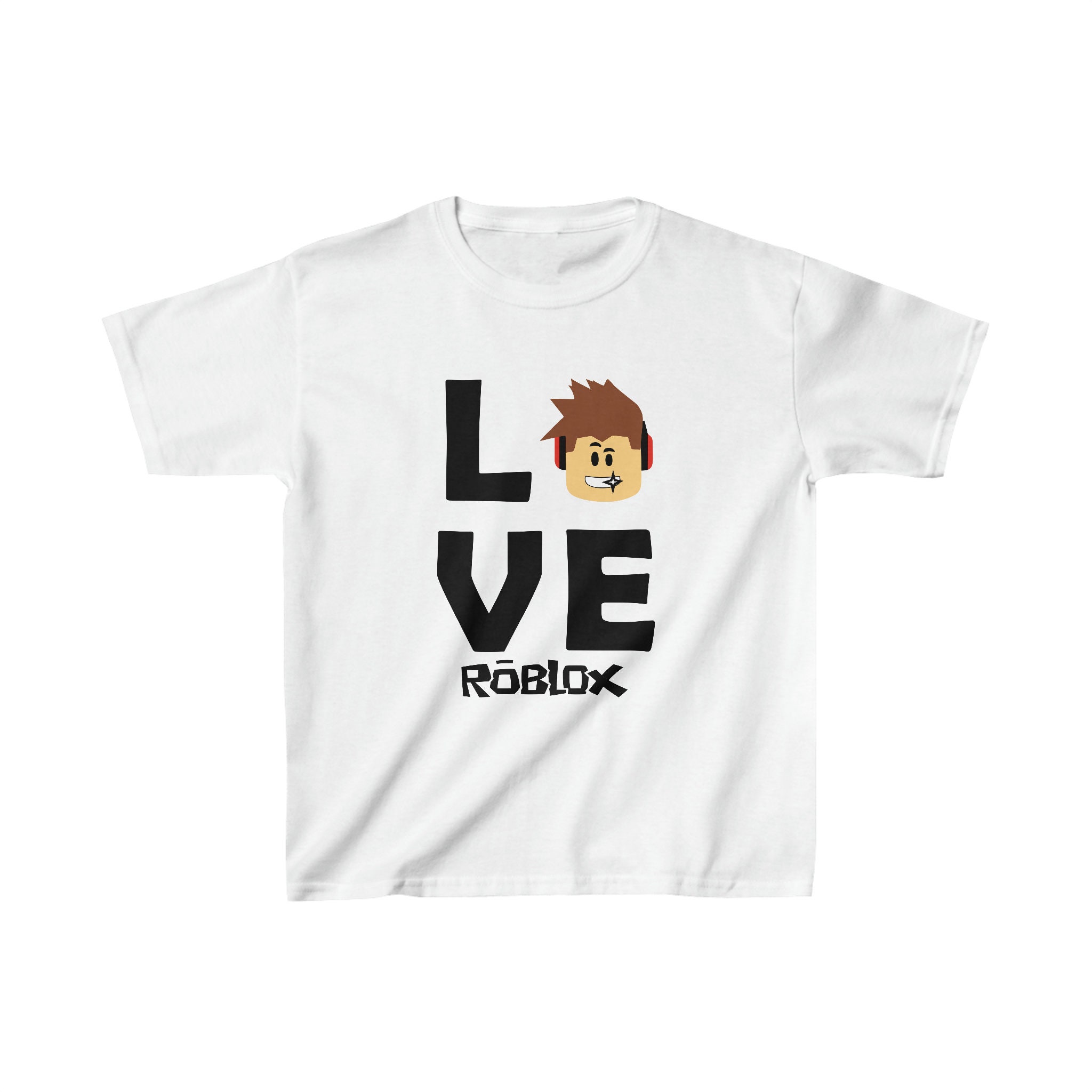 LOVE Roblox Inspired Kids Unisex T Shirt Gamer Kids Roblox 