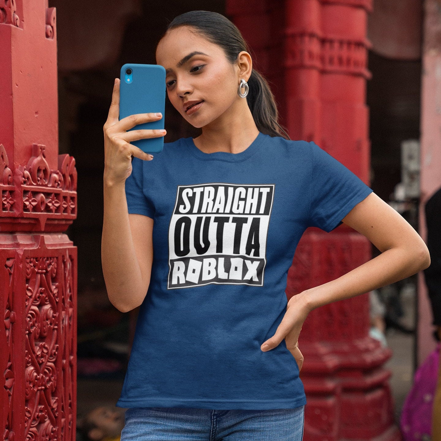 Straight Outta Gaming Roblox Adult Unisex T Shirt Roblox -  Denmark