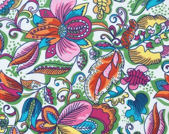 Liberty fabric Tana Lawn Passion Blooms B - 9''x26'' fat eighth or yardage - SS21 Atlas of Dreams Collection