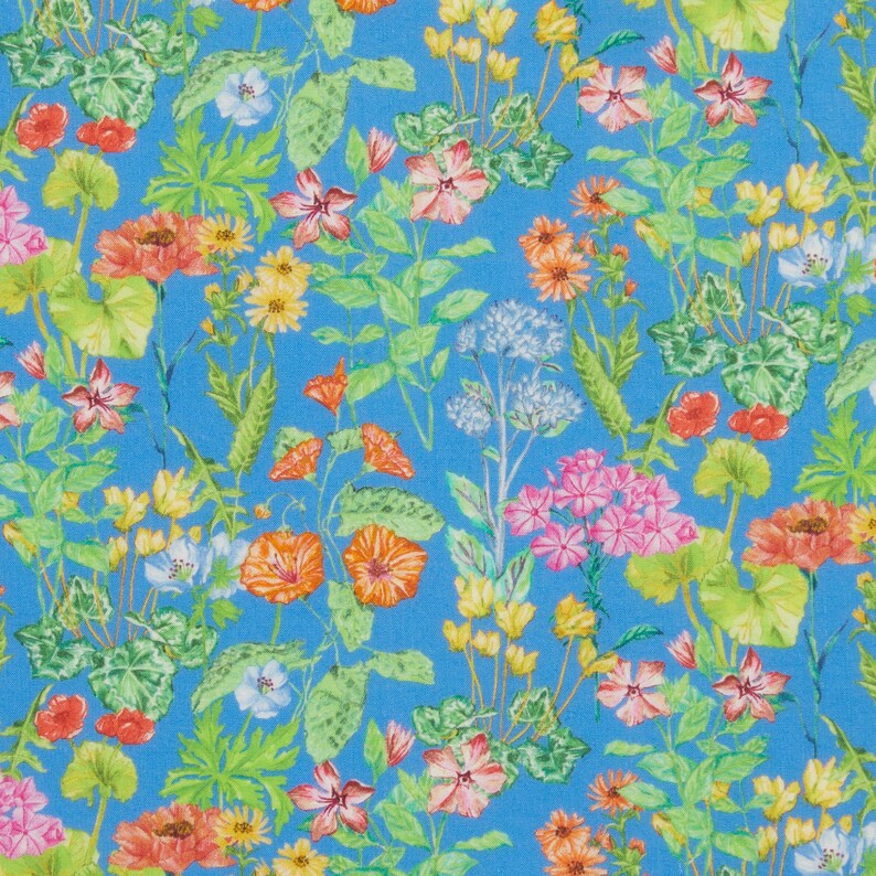 Liberty Fabric Tana Lawn Poet's Meadow B Etsy