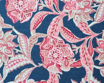 Liberty fabric Tana Lawn Floral Chintz A - 9''x26'', 18''x26'' or yardage - pink - The Archivist's Edit Collection