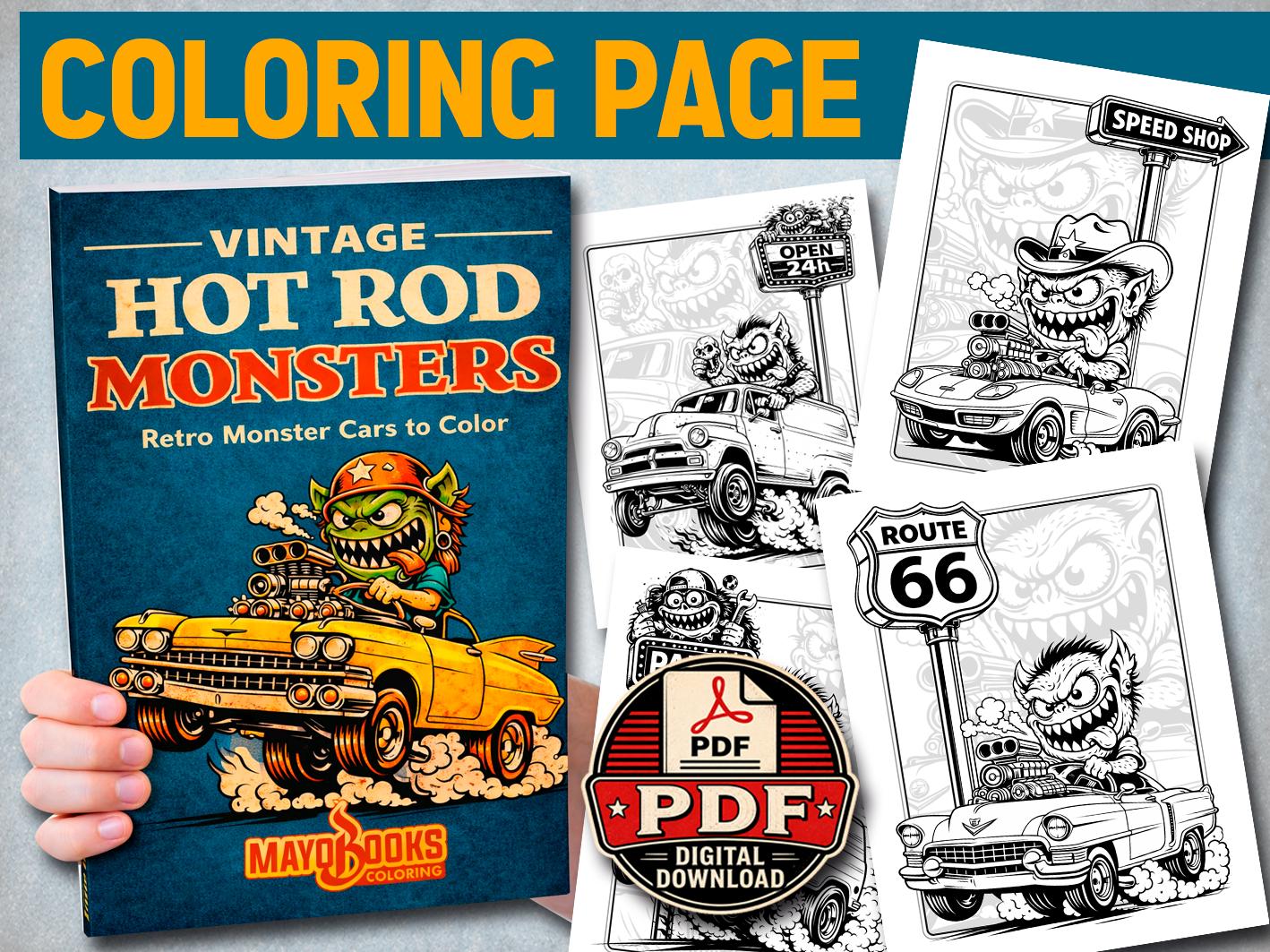 Hot rod monsters - Etsy 日本
