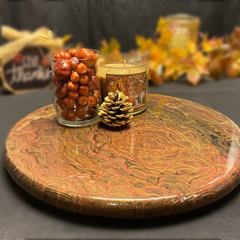 15 Lazy Susan Turntable Acrylic Pour Kitchen Decor Etsy