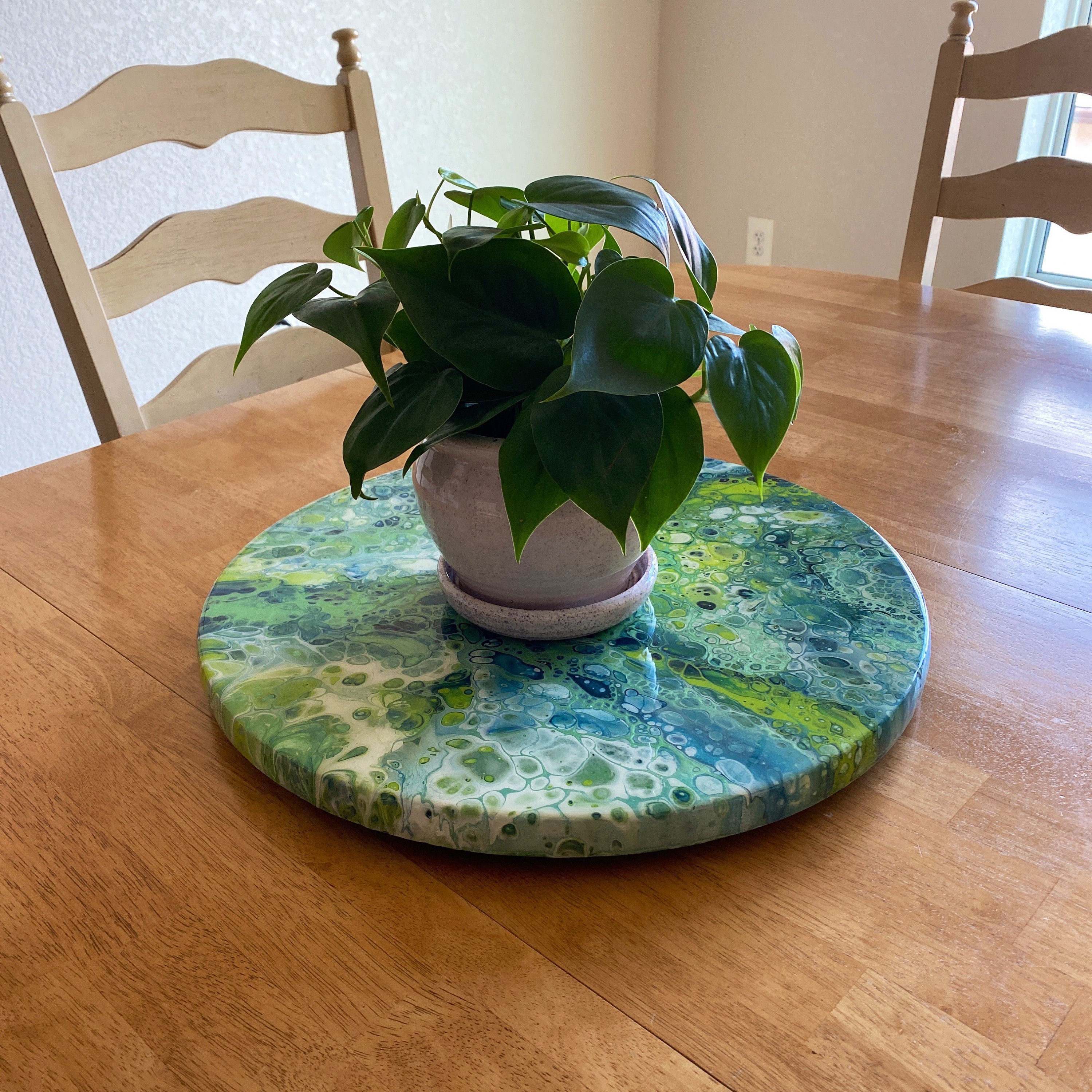 18 Lazy Susan Turntable Acrylic Pour Kitchen Decor Etsy UK