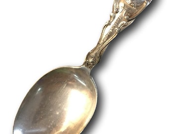 Vintage WEBSTER Sterling LOOP HANDLE BABY FEEDING SPOON-No Mono-NR