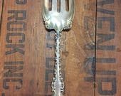 Large Sterling Silver Fork Whiting Louis XV