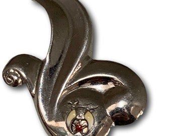 Broche de plata de ley Shriners vintage 925