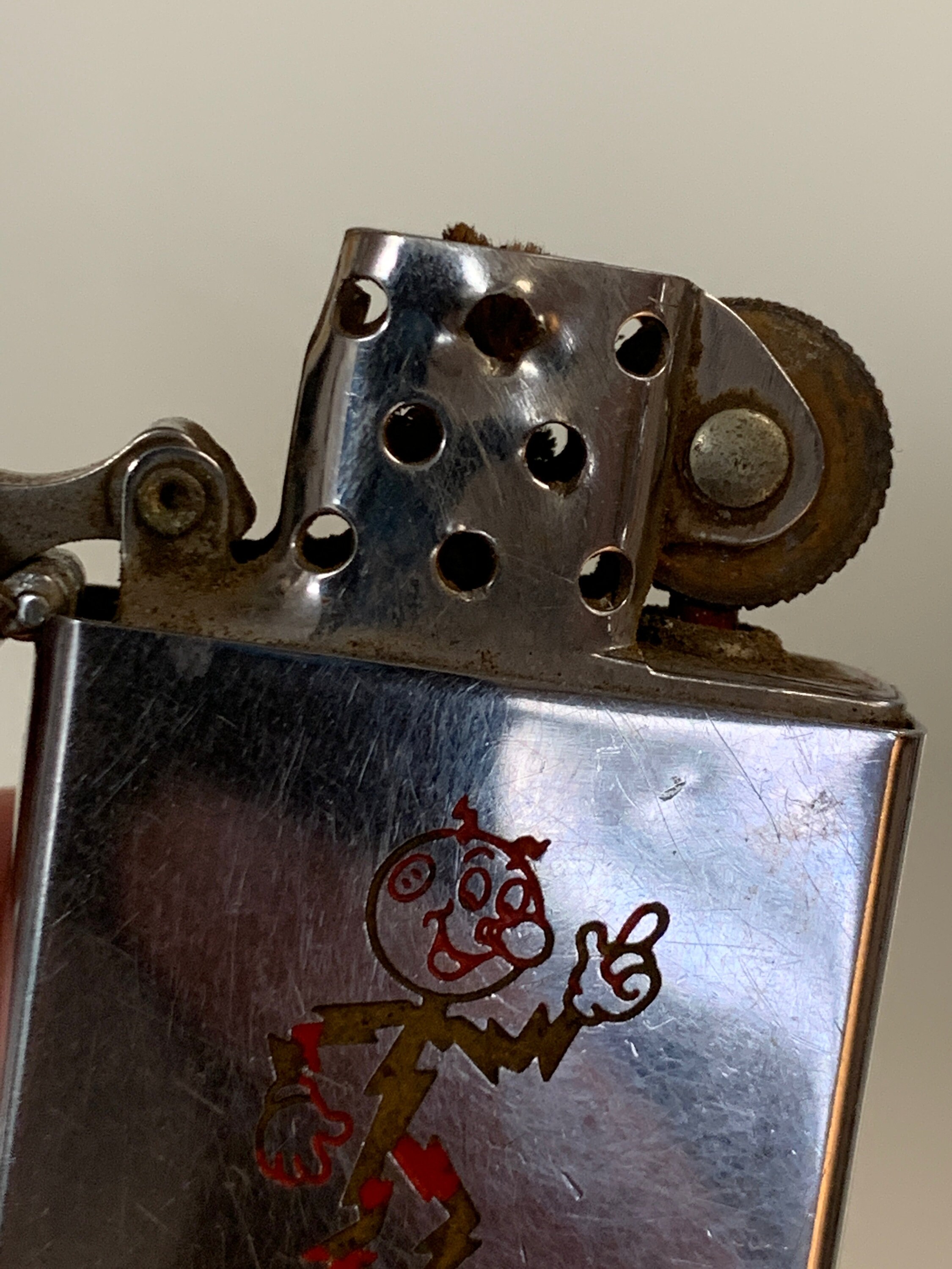 Vintage 1956 Reddy Kilowatt Slim Zippo Lighter Etsy