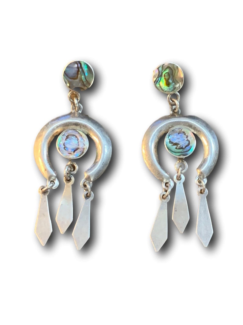 Handmade Peruvian Dream Catcher Earrings - Large Beaded Dangle Earrings With Surgical Steel Hooks - View #12