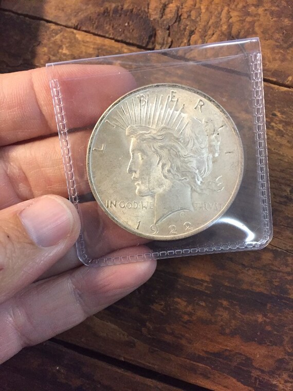 Silber Dollar 1922 Frieden Silber Dollar Munze Etsy