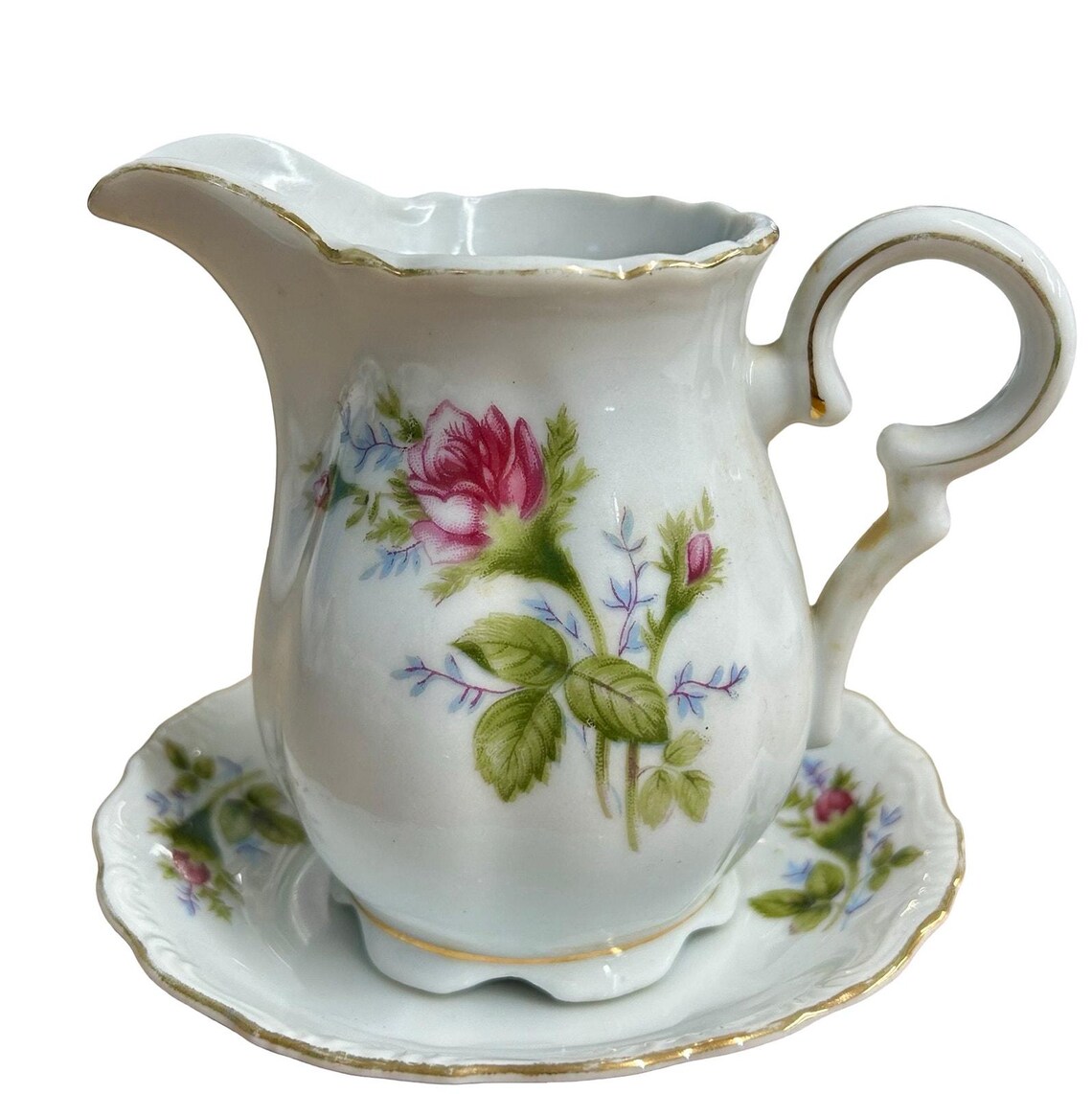 Vintage Japan Porcelain Coffee Tea Set Roses Gold Trim 4 Cups - Etsy