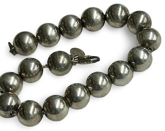 Pulsera grande de cuentas de plata de ley de Tiffany & Co.