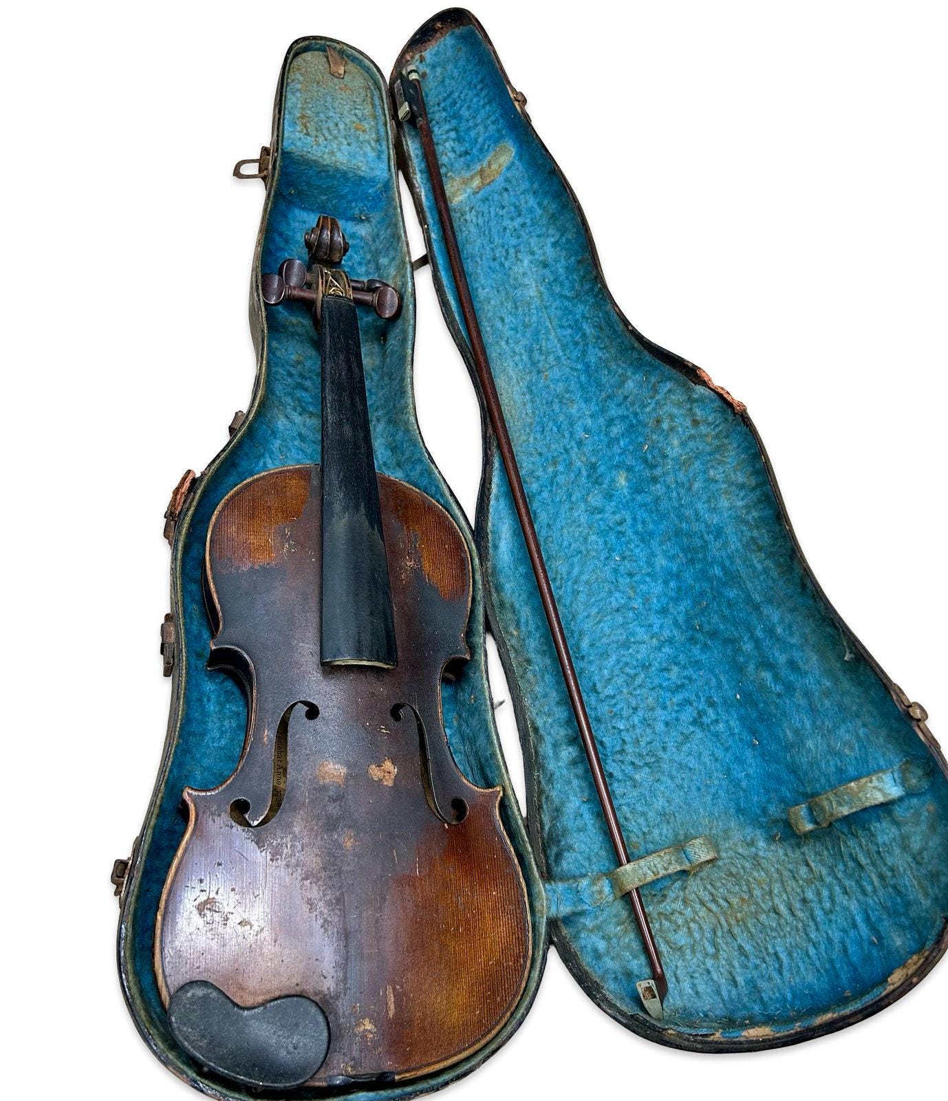 Antique Wooden Violin Case - Etsy